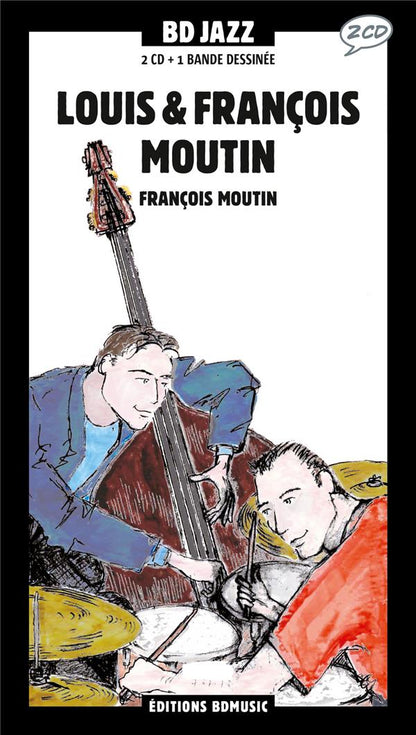 Louis & François Moutin – couverture de l’album BD Jazz, illustrée par François Moutin