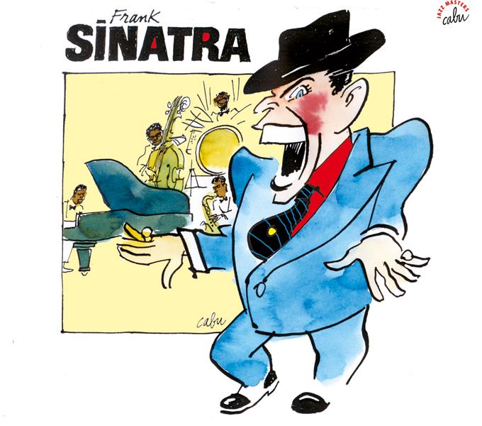 Frank Sinatra by Cabu