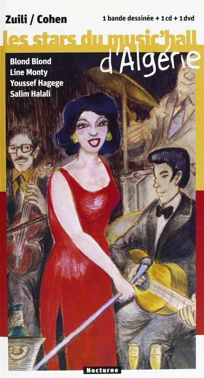 Les Stars du Music'Hall d'Algérie – couverture de l’album BD World, illustrée par Zuili et Cohen