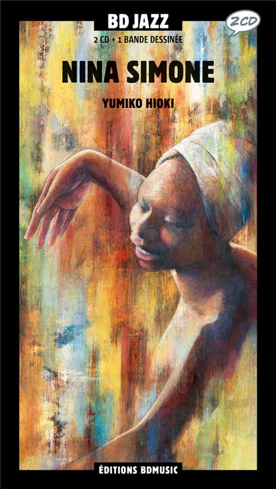 Nina Simone – couverture de l’album BD Jazz, illustrée par Yumiko Hioki