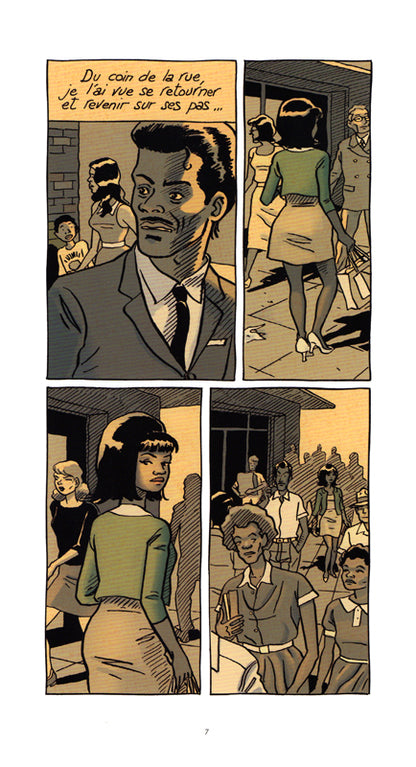 Chuck Berry – page de la bande dessinée illustrée par Jean-Claude Denis