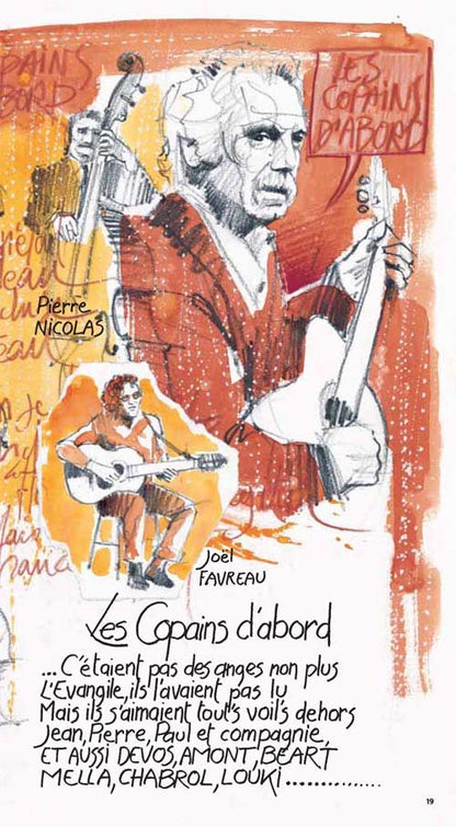 Georges Brassens – illustration extraite de l'album, par José Correa