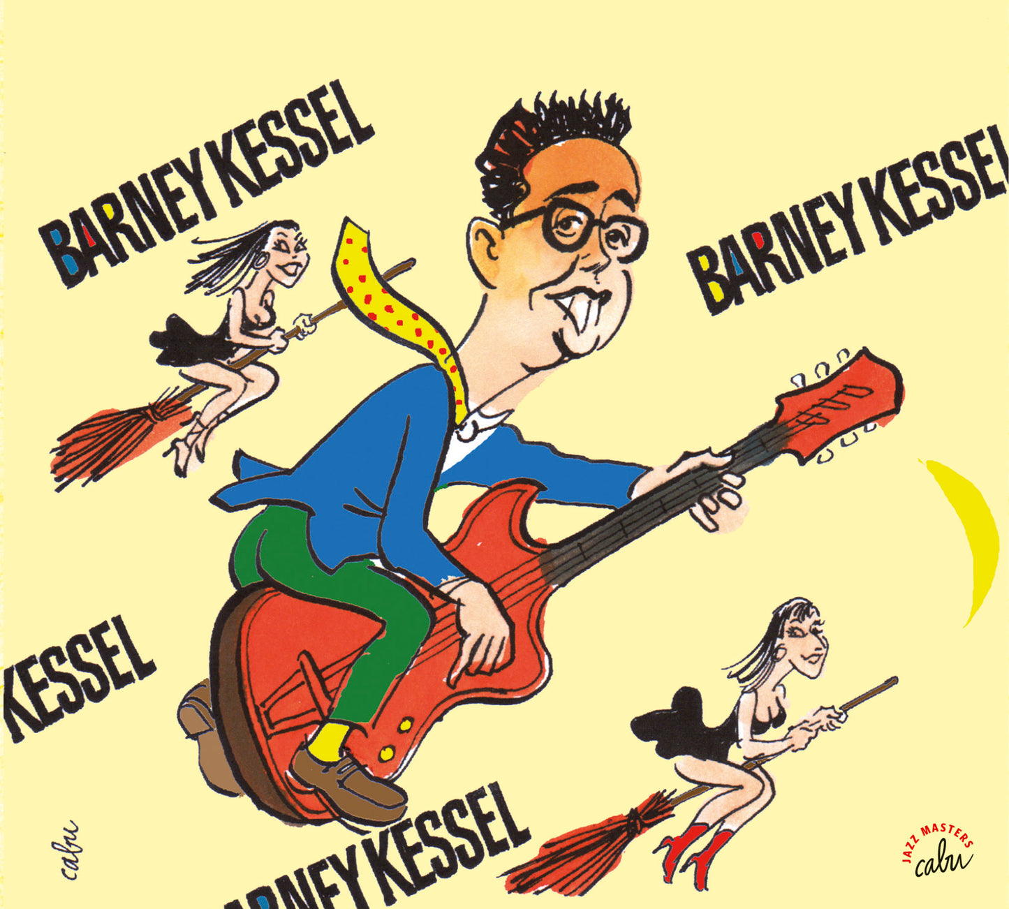 Barney Kessel by Cabu
