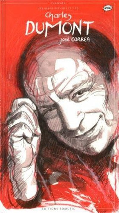 Charles Dumont – couverture de l’album Chanson française, illustrée par José Correa