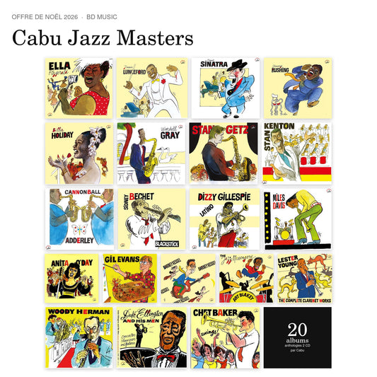 Offre de Noël 2026 – 20 albums Cabu Jazz Masters