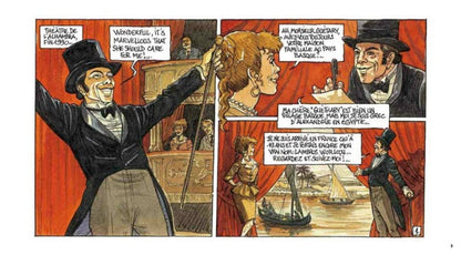 Georges Guétary – page de la bande dessinée illustrée par Fabien Lacaf